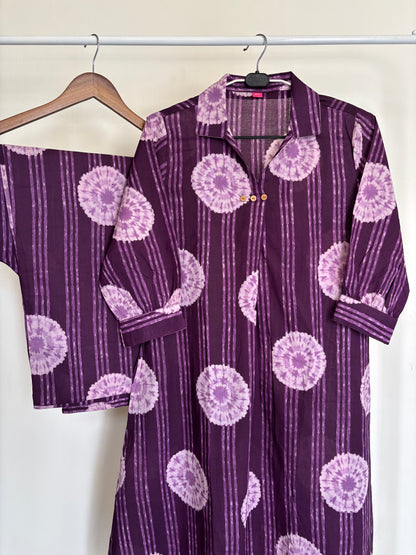 Abstract Printed purple