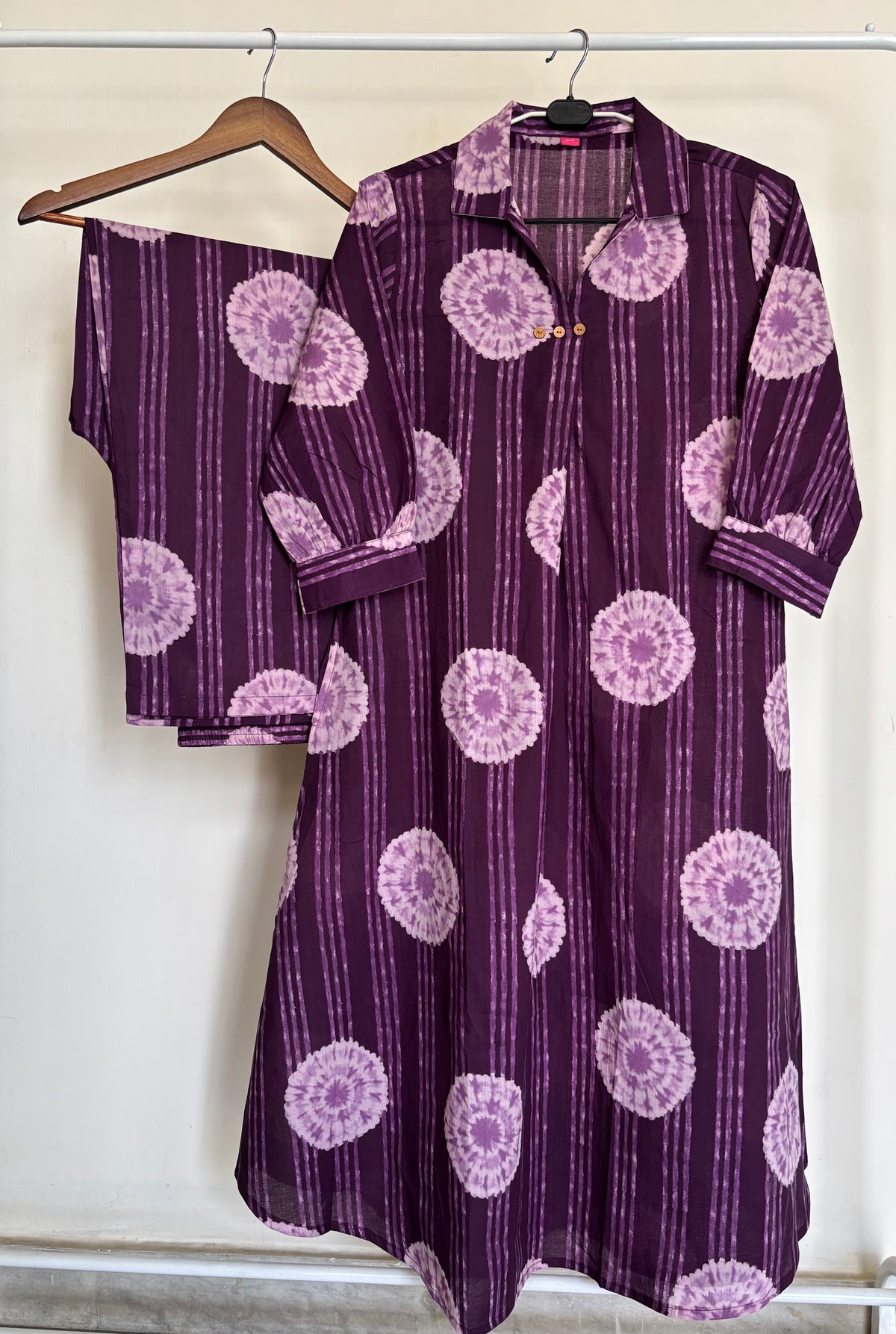 Abstract Printed purple