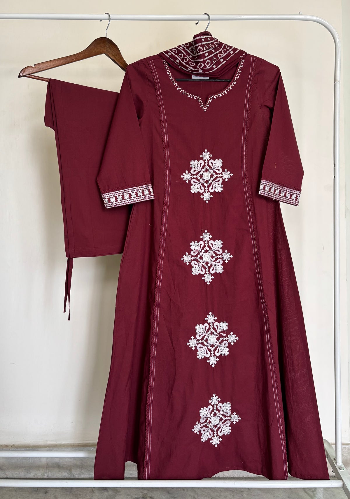 Cotton embroidered
