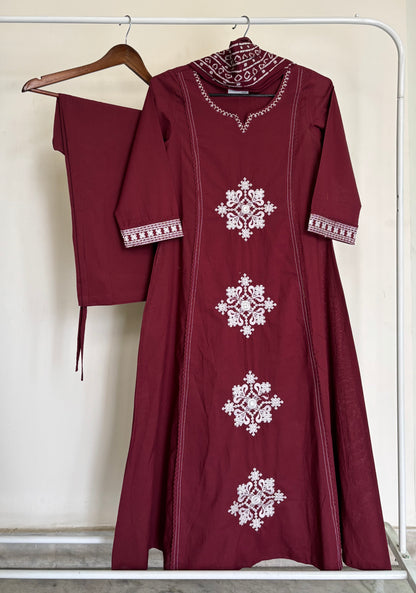 Cotton embroidered